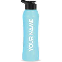 Speedex Customised Stainless Steel Water Bottle 1 Litre, Light Blue, Customized School, Gym, Office Bottles - Personalised Gifts For Boys, Girls, Men, Women, Kids, Fridge 1Ltr - 1000 Ml