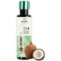 Nat Habit Cold Pressed 100% Pure Virgin Coconut Oil For Skin & Hair, Of Raw Coconut From Tamil Nadu & Kerala | Fresh From Our Ayurvedic Kitchen, Zero Preservatives | Body Massage Oil, Hair Oil, 100Ml