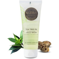 Alziba Cares Tea Tree Face Wash For Acne And Oil Control, Clean And Clear Skin Added With Zinc Pca & D-Panthenol For Smooth And Radiant Skin | Both For Men And Women -100 Ml (Pack Of 1)