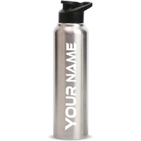 Speedex Stainless Steel Water Bottle 1 Ltr For Kids, Boys, Girls, 1 Litre Bottles For Gym, Sports, Fridge Use, School & Office - 1000Ml, Silver Colour, Sipper Cap
