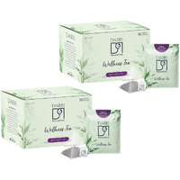 Dabri Daily Belly Wellness Tea 16 Pyramid Tea Bags|Detoxifies Body, Great For Bloating|Relief From Constipation And Indigestion|Relief From Acidityand Gastric Problems (Pack Of 2 X 16 Tea Bags)