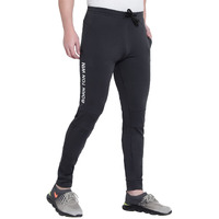 Blue Star Shark Men's Slim Fit Track Pants  Joggers For Running, Gym, Sports, And Casual Wear | Multipurpose Activewear Lower For Men & Boys | Stylish Summer Trousers & Night Pants, Black, 2Xl