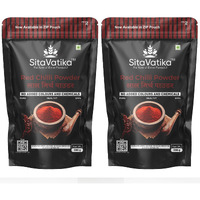 Sitavatika Natural Red Chilli Powder 400Gm With Good Spicy Taste And Colorful Spices Lal Mirch Powder For Spicing Up Food No Added Colours And Chemical Pack Of 2 X 200Gm