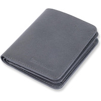 Steve Jhonson Pure Leather Purse For Men - Rfid Protected Wallets For Men - Bi Fold Slim Wallet For Men - Original Men's Wallet For Gift - Pop Up Leather Wallet For Men (Grey Softy)
