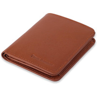 Steve Jhonson Pure Leather Purse For Men - Rfid Protected Wallets For Men - Bi Fold Slim Wallet For Men - Original Men's Wallet For Gift - Pop Up Leather Wallet For Men (Tan)