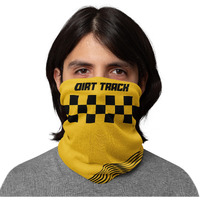 Wanderlooms Printed Bandana Headwear Face Cover Wraps Multifunctional Sports Headbands Scarf Sweatband For Men And Women Free Size (Yellow-Trackside)