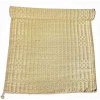 Orric Handmade Double Layered Chatai Madur Kusha Grass Mat Korai Pai Organic Yoga Mat As Floor Mat (40 X 72)