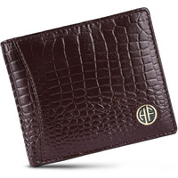 Hammonds Flycatcher Wallet For Men Leather Original, Men Wallet, Leather Wallet For Men Stylish Wallets For Man, Mens Wallet Leather, 6 Card Slots, Purse For Men Branded, Gift For Men - Croc Brown