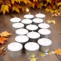Ein Sof Tea Lights Candles Set Of 30 Pcs  9 Hours Burning Time Tealight For Home Dcor, Jumbo Size White T Light Items For Diwali Decoration, Unscented Natural Wax Long Lasting Candle