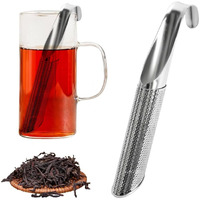 Tea Infuser Stainless Steel Tea Strainer For Loose Tea Reusable Fine Mesh Tea Diffuser (Stainless Steel, 1)
