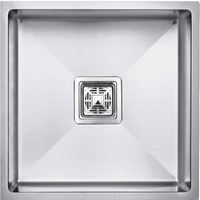 Crocodile 304 Grade Single Bowl Stainless Steel Handmade Kitchen Sink (18"X16"X10") - Satin Finish
