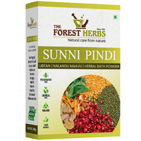 The Forest Herbs Natural Care From Nature Sunnipindi Herbal Bath Powder Ubtan Body Scrub Face Pack - Tan Removal - Ancient Ayurvedic Healing - Enriched With Herbs 200 G (Pack Of 1) )