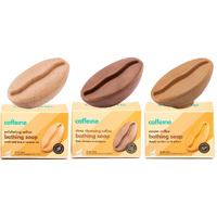 Mcaffeine Pack Of 3 Coffee Bath Soaps | Deep Cleansing, Exfoliating & Moisturizing Summer And Winter Bathing Soaps Combo Pack | For Both Women And Men