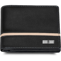 Hornbull Denial Black/Cream Leather Wallet For Men | Wallets Men With Rfid Blocking | Mens Wallet
