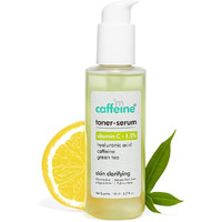 Mcaffeine 1.5% Vitamin C 2In1 Face Toner-Serum With Green Tea Women & Men| Reduces Dark Spots & Pigmentation, Tightens Pores | Glowing Skin In 1 Use | 150Ml