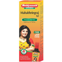 Baidyanath Mahabhringraj Tel | Ayurvedic Hair Oil | Hairfall Control | 200Ml