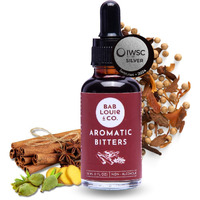 Bab Louie & Co. Aromatic Bitters For Cocktails, India's 1St Non-Alcoholic Award Winning Bitters, 100% Natural Made With Real Fruits, Herbs & Spices, Spiced Earthy Taste Notes, Old Fashioned, Gin & Tonic, 30Ml