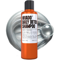 Hivado Daily Detox Shampoo For Men - Anti-Dandruff, Itchy & Flaky Scalp Relief - Fights Build-Up, Dirt, Oil, Hard Water - Tea Tree, Charcoal, Peppermint & Coconut Oil - Sulfate-Free, 250Ml