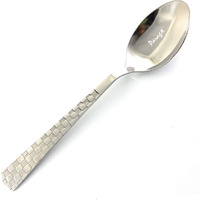 Parage 12 Pieces Stainless Steel Spoon Set For Home & Kitchen,15.5 Cm Long, Tea, Coffee, Sugar & Spices, Small Spoons, Dining Tableware, Silver (Dilare)