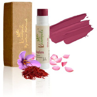 Kaumudi Handmade & 100% Natural 3 In 1 Lip Balm (Lip Tint, Cheek Tint, Eye Shadow) Made With Rose & Saffron Essential Oil, Best For Dry, Damaged & Chapped Lips, Hydrates & Moisturizes (Glow Lip)