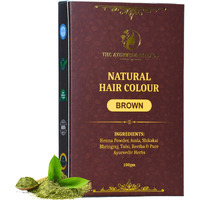 The Ayurveda Rituals - Natural Hair Colour Brown For Women & Men | 100% Natural | Ammonia Free & Ppd Free | Herbal Organic Hair Colour | Plant-Based | Natural Henna Powder | 9 Organic Ayurvedic Extracts L Natural Brown (100Gm)