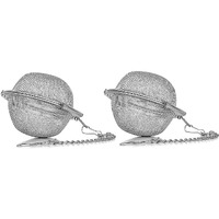 Velinex Stainless Steel Mesh Tea Ball Infuser, Loose Leaf Strainers For Flower Loose Leaf Tea & Seasoning Spices-Teapot, Cup, Mug, Pot (Medium, 2Pcs)