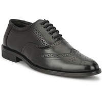 Leatherful Genuine Leather Brogue Shoes For Men | Tpr Sole & Nappa Leather Lining | Classic Dress Footwear (Black, Uk Footwear Size System, Adult, Men, Numeric, Medium, 8)
