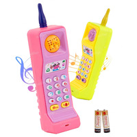 Zest 4 Toyz Musical Mobile Phone Toy For Kids Cellphone | Telephone | Light & Sound | Educational Toys For Kids Baby Babies - Multicolor (Battery Included)