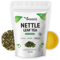 Teaaza Organic Nettle Leaf Tea| Nettle Tea Leaves Sourced From Himalayas| For Kidney Detox, Raising Hemoglobin & Joint Health, 100 Grams, 50+ Cups