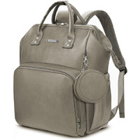 Staranddaisy Diaper Bag/Maternity Bags For Mothers/Mom With Multi Compartments, Insulated Bottle Pockets, Waterproof, Ultra Vegan Leather, 30L Capacity - Dark Grey
