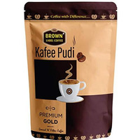 Brown Label Coffee Kafee Pudi Premium Gold Ground N Filter Coffee 500 Gram (Pack Of 1)|Bag