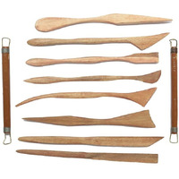 Artright Artists' Clay Modelling Tools (Set Of 10); Craft Modelling & Sculpting Tools For Pottery, Sculptures, Polymer, Paper & Mache - 10 Pcs