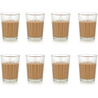 Satyam Kraft 12 Pcs Tea Chai Milk Coffee Small Glass Cups Mug Best Items Home Crockery For, Women, Men, Girls For Gifting In Valentine (Transparent, Pack Of 12) (100 Ml)