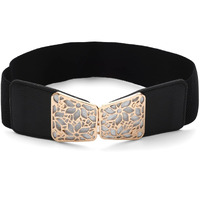 Shining Diva Fashion Waist Belt For Women Dresses Jeans Skirts Hip Saree Western Traditional (Black) (14814Wb)