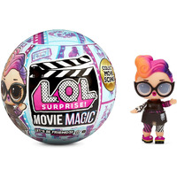 Toy Garrage L*O*L Surprise Movie Magic Dolls With 10 Surprises Including Limited Edition Doll, Film Scenes, Movie Prop Accessories, Color Change Gift For Kids, Toys For Girls Boys Ages 4+ Years