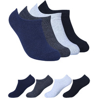 Fabdon Unisex Low Cut Loafer Sock I Made With Durable, Breathable Ankle Length Cotton Free Size I Anti-Slip, Odour Free I For Gym Sports Hiking Casual Wear Running Men & Women I Set Of 4  Multicolor