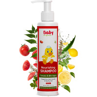 Babyorgano Ayurvedic Bhringraj, Lemon Tear Free Baby Shampoo For Newborns And Kids Promotes Healthy Shiny, Smooth, Silky & Anti Hair Loss Shampoo 200Ml
