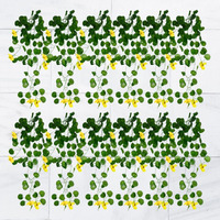 Decorebugs Artificial Flower Plants Leaves Hanging Ivy Garlands Plant Greenery Vine Creeper Home Decor Door Wall Balcony Decoration Party Festival Craft (Pack Of 12)