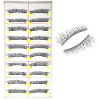 Massmot 10 Pairs False Eyelashes, Natural & Soft Long Eyelashes, Wispy Handmade Fake Eyelashe (A0003)