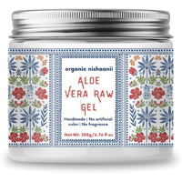 Organic Nishaanii Aloe Vera Gel | 99% Pure & Handmade | Multipurpose For Face, Hair & Skin | No Artificial Color, No Fragrance | Paraben-Free | 200Ml