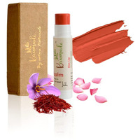 Kaumudi Handmade & 100% Natural 3In1 Lip Balm (Lip Tint | Cheek Tint | Eye Shadow) Made With Rose & Saffron Essential Oil | Best For Dry, Damaged & Chapped Lips | Hydrates & Moisturizes (Kiss Lip)