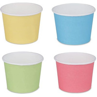 Sanwalsa Disposable Color Paper Tea/Coffee Cups, Pack Of 50 -Pieces - 110 Ml - Multicolor
