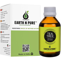 Earth N Pure Tea Tree Essential Oil For Scalp Care, Skin Care And Relief From Acne And Pimples | 100 Ml