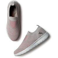 Marc Loire Slip-On Sneakers For Women, Lightweight & Comfortable Walking Sports Shoes Without Laces Grey - 3 Uk