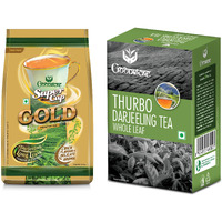 Goodricke Combo Pack - Thurbo Darjeeling & Supercup Gold Tea - 250Gm Each (Pack Of 2) | 100% Pure & Original Single Estate Whole Leaf Tea | Premium Assam & Darjeeling Loose Tea Leaves With Rich Taste