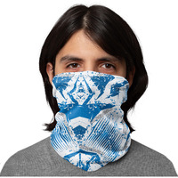 Wanderlooms Printed Bandana Headwear Face Cover Wraps Multifunctional Sports Headbands Scarf Sweatband For Men And Women Free Size (Explorer's Mosaic Bandana)