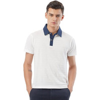 FYLTR Men's Solid Regular Fit Polo Shirt (FYLSS23MP-009_Wicked White L)