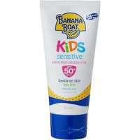 Banana Boat Sunscreen Lotion Combination Skin Uva & Uvb Protection Pa++++ Very Water And Sweat Resistant (Kids Sensitive Mineral Spf 50+ Pa++++, 90Ml)