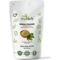 Myherb Pure Natural 100% Organic Heena Powder (Lawsonia Inermis) || 227 Gm/0.5 Lbs || Ayurvedic Formula || For Hair Mask || For Men & Women