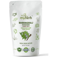 Myherb 100% Natural Organic Bhringraj Powder (Eclipta Alba) || 227 Gm/0.5 Lbs || For Use - Skin, Hair || For Men And Women